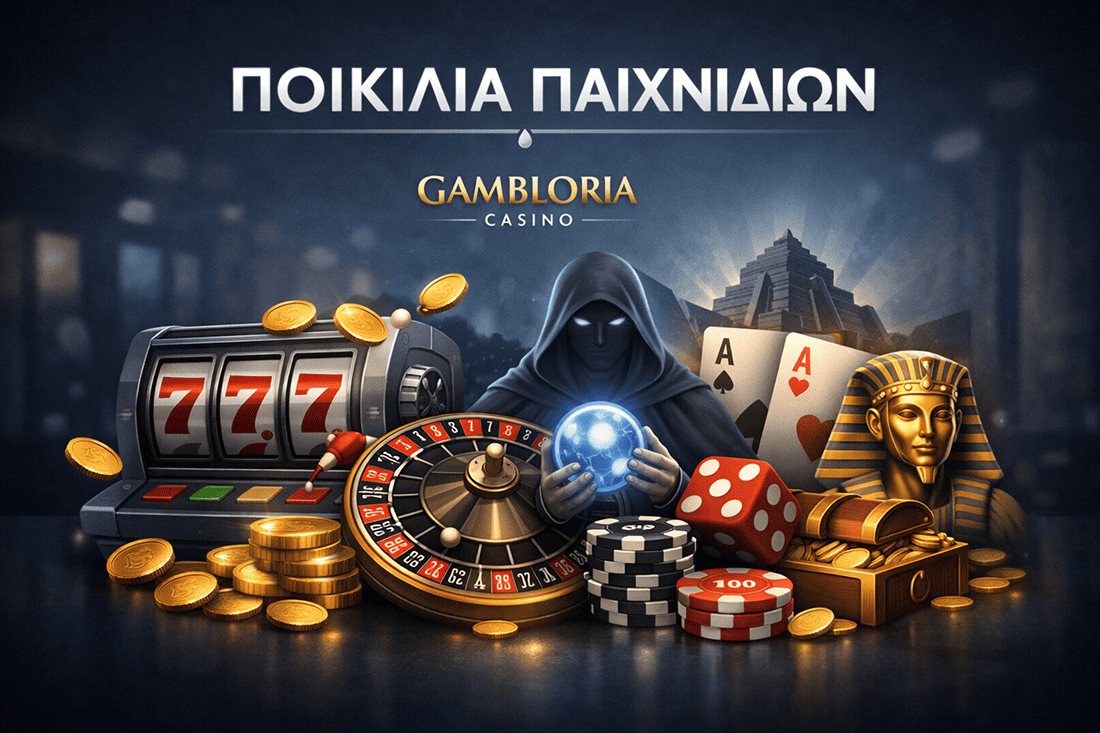 Ποικιλία παιχνιδιών στο Casino Gambloria